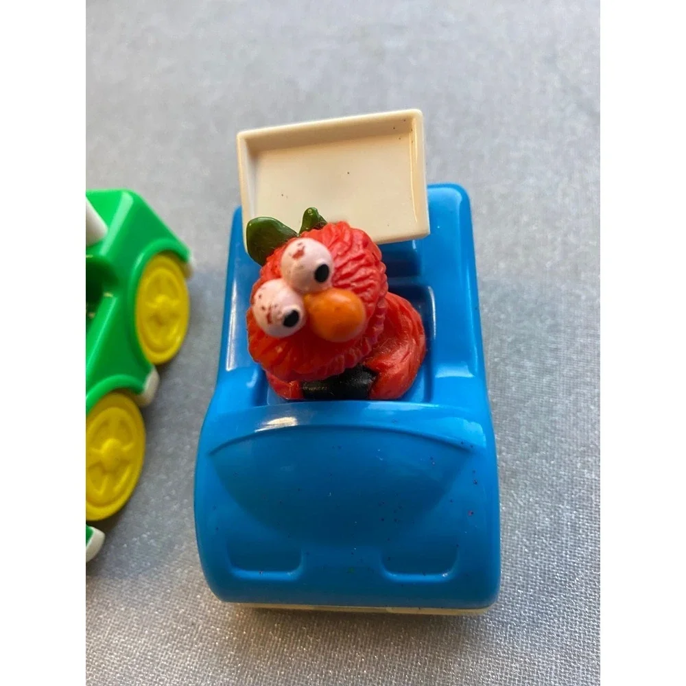 Tyco Playtime Sesame Street 1993 Cookie Monster Ernie Car Elmo Car Lot SKU20